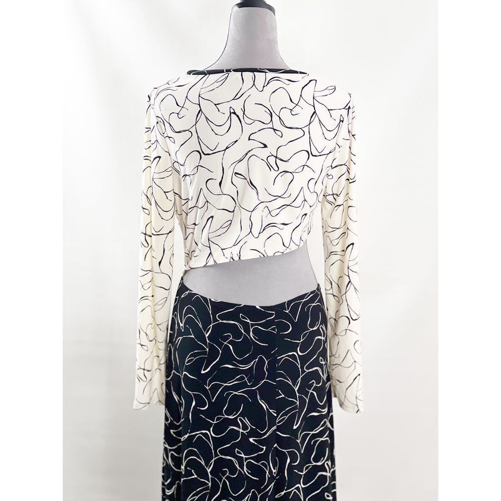 Topshop Long Sleeves Midi Dress Size 12 - Picture 6 of 11
